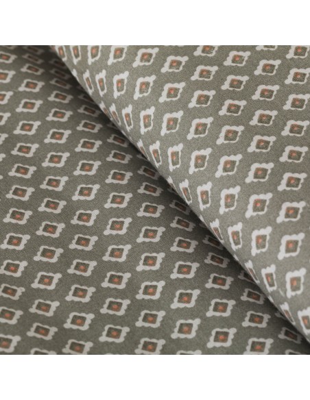 Funda nórdica algodón Sassy verde seco