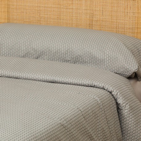 Funda nórdica algodón Sassy verde seco