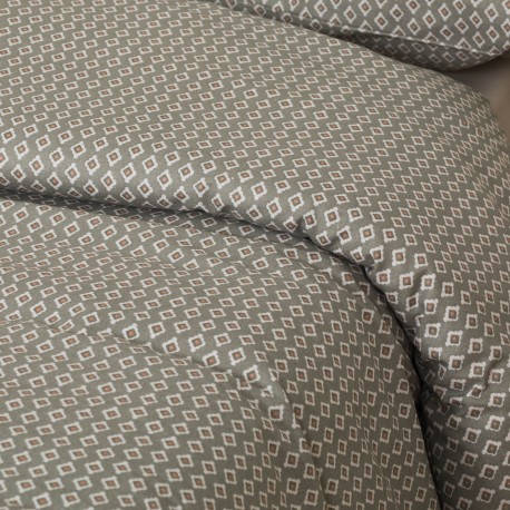 Funda nórdica algodón Sassy verde seco