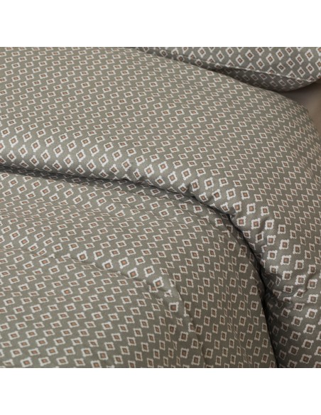 Funda nórdica algodón Sassy verde seco