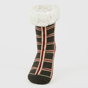 Calcetines hombre Cuadro Nelby verde caceria