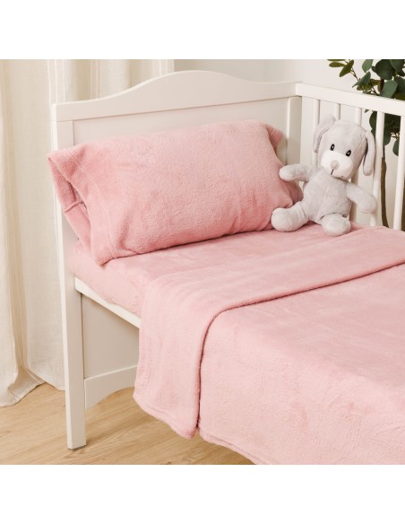 Juego de sábanas coralina lisas cuna