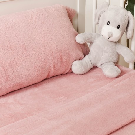 Juego de sábanas coralina lisas cuna