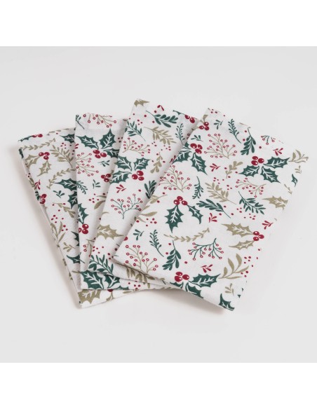 Set 4 servilletas Holly