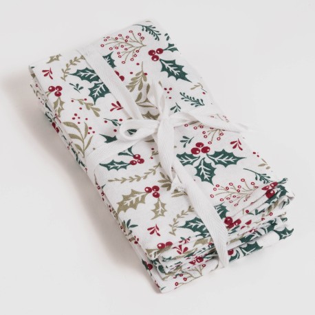 Set 4 servilletas Holly
