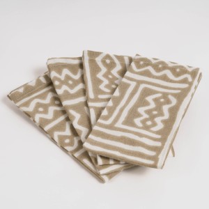 Set 4 servilletas Vinuesa arena