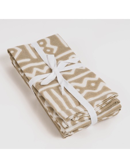 Set 4 servilletas Vinuesa arena