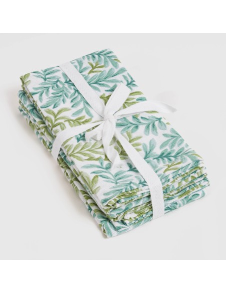 Set 4 servilletas Zafra verde