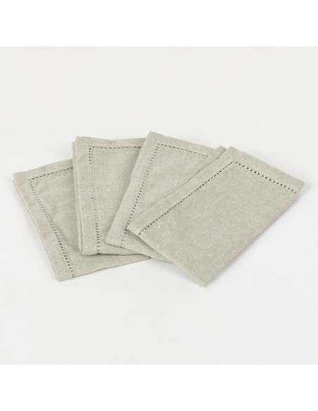 Set 4 servilletas lisas