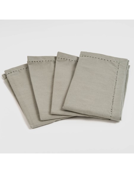 Set 4 servilletas lisas