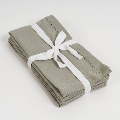 Set 4 servilletas lisas