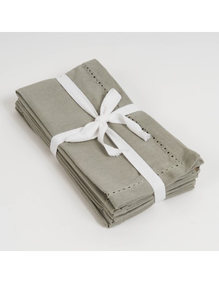 Set 4 servilletas lisas