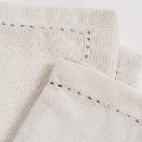 Set 4 servilletas lisas