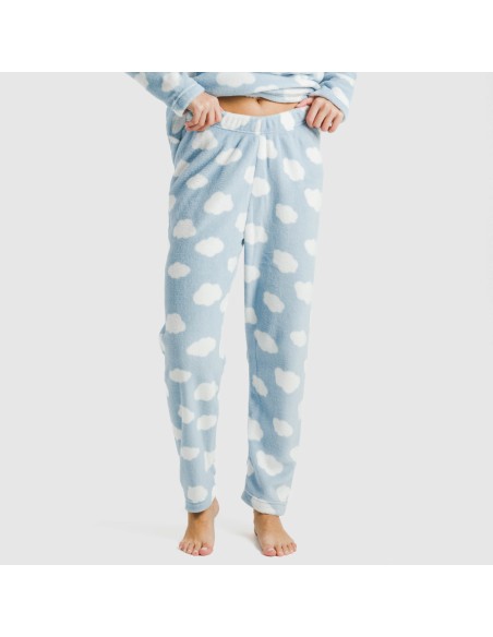 Pijama coral Nubecita celeste