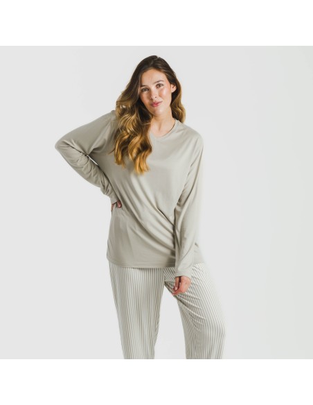 Pijama largo mujer soft Raya Kodac arena