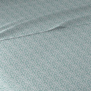 Juego de sábanas algodón Maddy verde tiffany 2