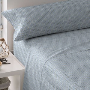 Juego de sábanas algodón Sassy indigo