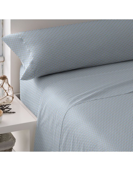 Juego de sábanas algodón Sassy indigo