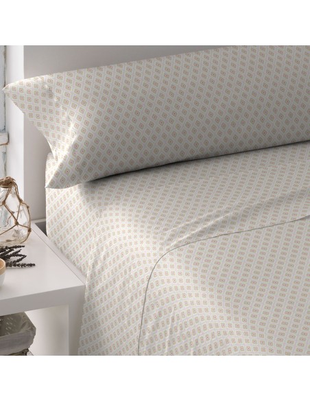 Juego de sábanas algodón Brunette malva