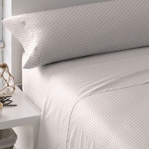 Juego de sábanas algodón Dune malva