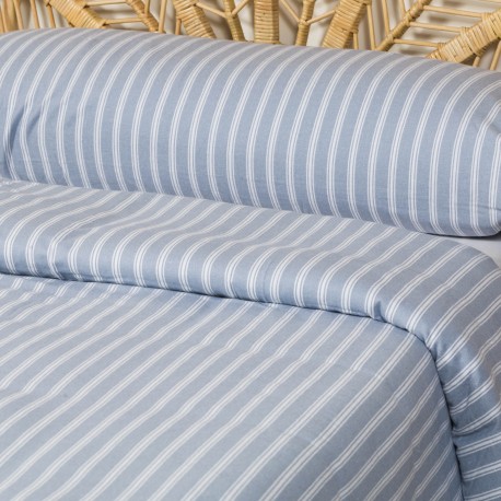Funda nórdica franela Raya Marsella indigo