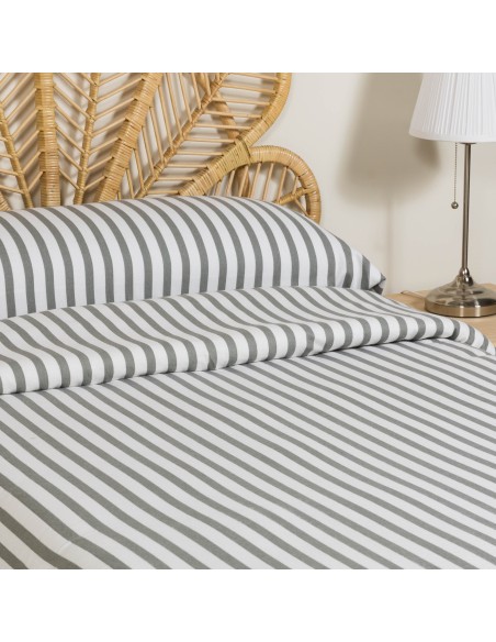 Funda nórdica franela Raya Aviles verde cacería