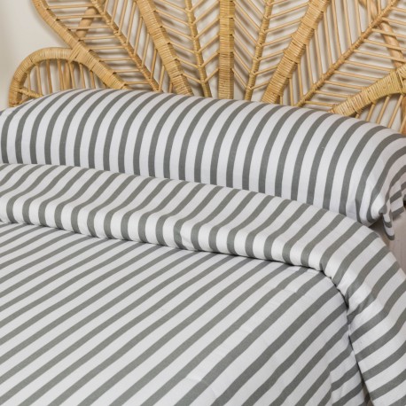 Funda nórdica franela Raya Aviles verde cacería