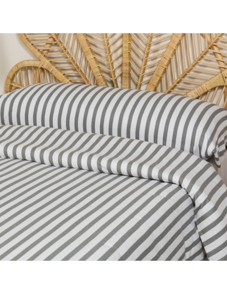 Funda nórdica franela Raya Aviles verde cacería