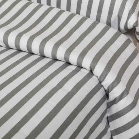 Funda nórdica franela Raya Aviles verde cacería