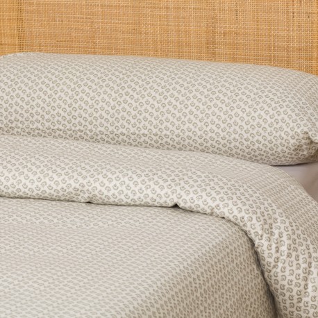 Funda nórdica franela Diana verde tiffany