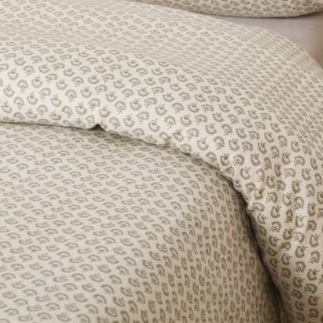 Funda nórdica franela Diana verde tiffany