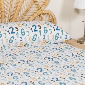 Juego de sábanas franela Numbers