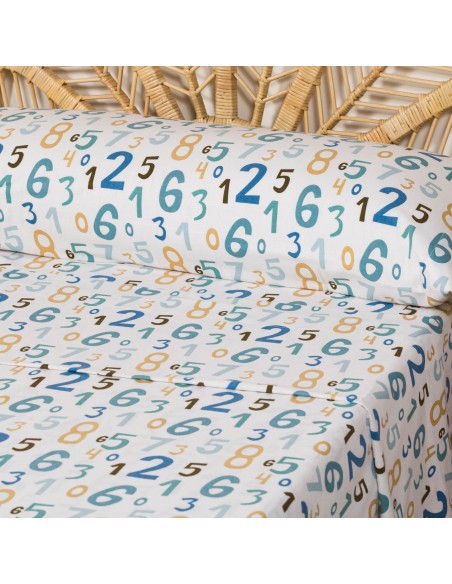 Juego de sábanas franela Numbers