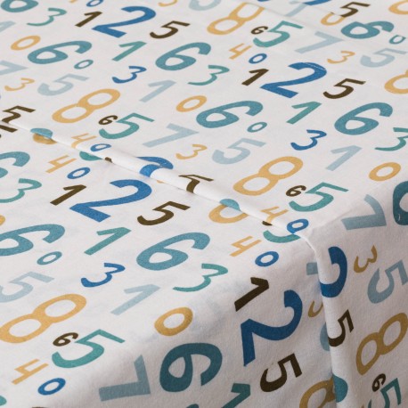 Juego de sábanas franela Numbers