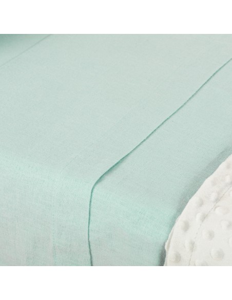 Juego de sábanas franela lisas cuna