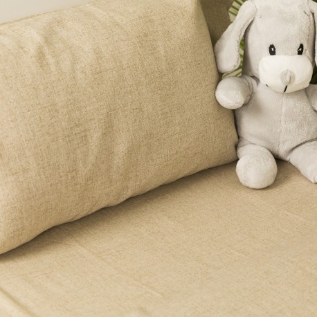 Juego de sábanas franela lisas cuna