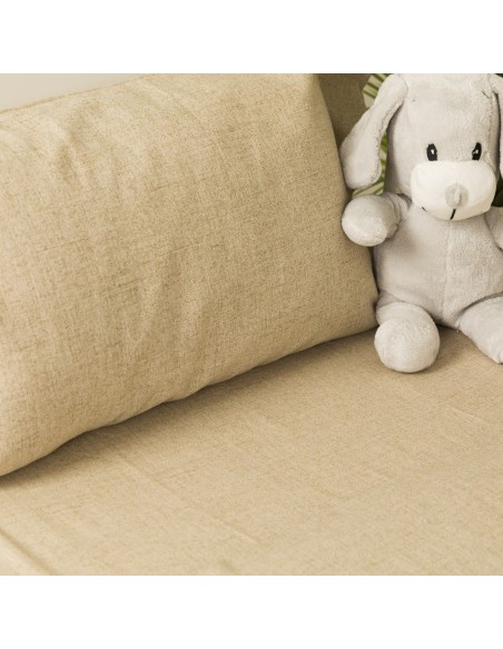 Juego de sábanas franela lisas cuna