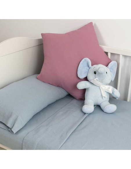 Juego de sábanas franela lisas cuna