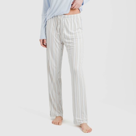 Pijama largo mujer soft Raya Bill celeste