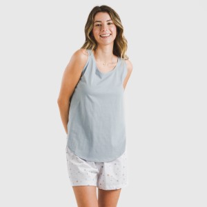 Pijama corto algodón Condy indigo