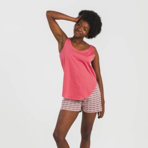 Pijama corto algodón Jannat rosa