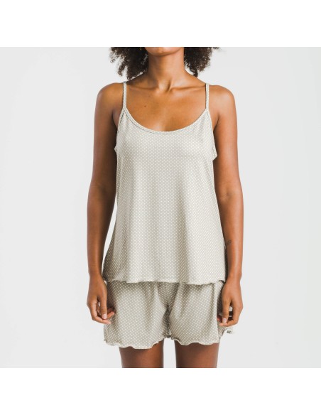 Pijama tirantes mujer soft Susanita arena