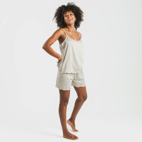 Pijama tirantes mujer soft Susanita arena