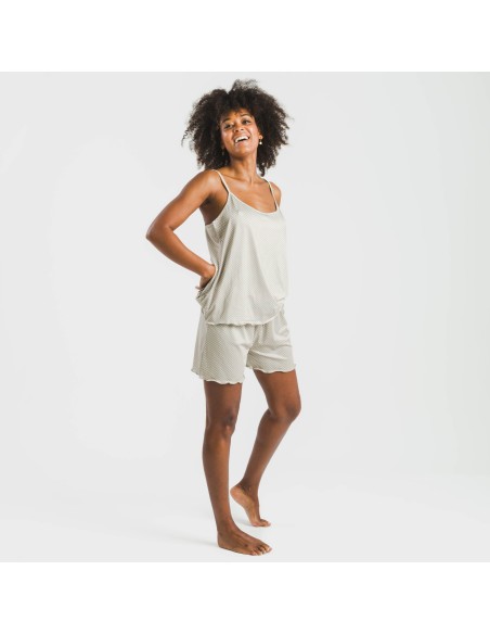 Pijama tirantes mujer soft Susanita arena