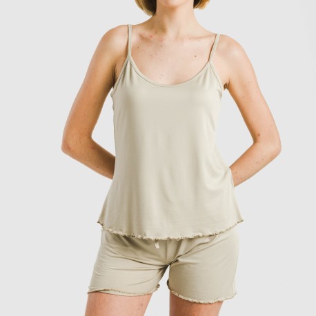 Pijama tirantes mujer soft liso