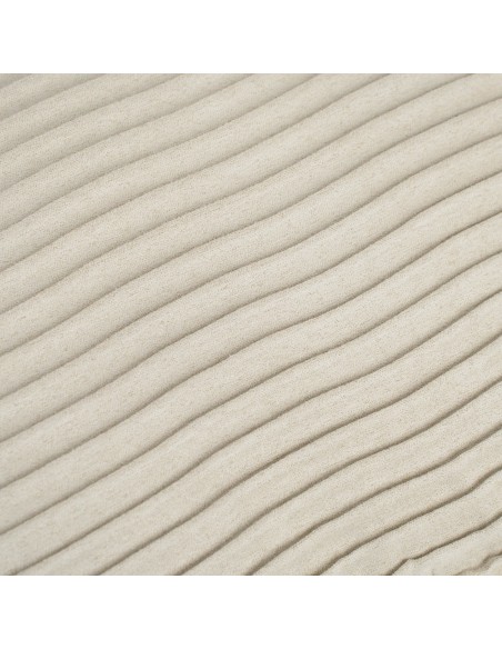 Cojín cuadrante New Ondas ante liso 50x50 - funda + relleno