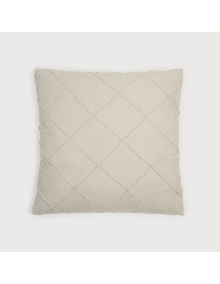 Cojín cuadrante New Rombo ante 50x50 - funda + relleno