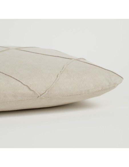 Cojín cuadrante New Rombo ante 50x50 - funda + relleno