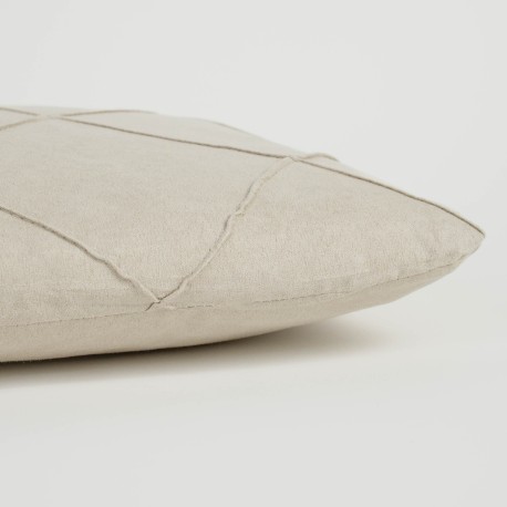 Cojín rectangular 30x50 New Rombo ante liso - funda + relleno