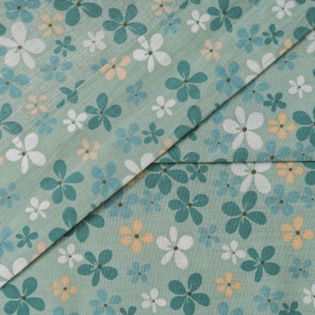 Juego de sábanas algodón Martinuca agua marina cuna